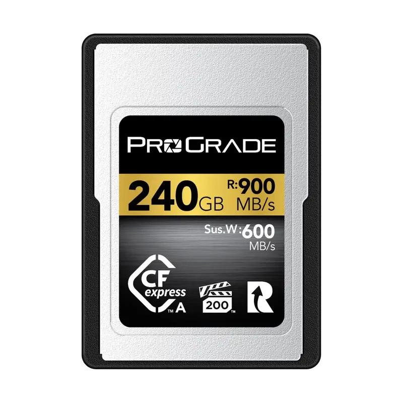 ProGrade Digital 240GB CFexpress 2.0 Type A Gold Memory Card (VPG 200)