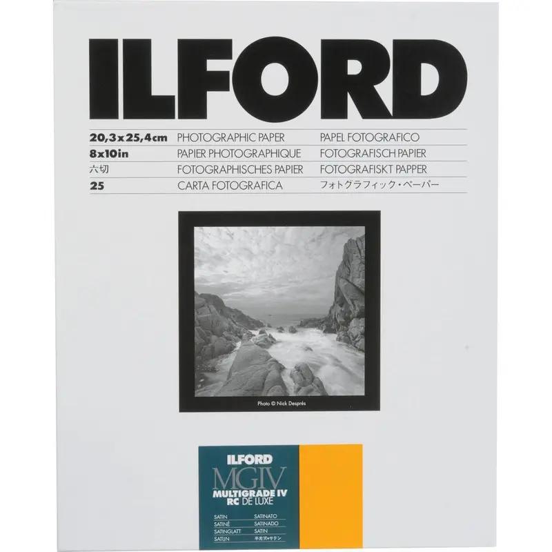 Ilford MG IV RC Satin 8x10 25