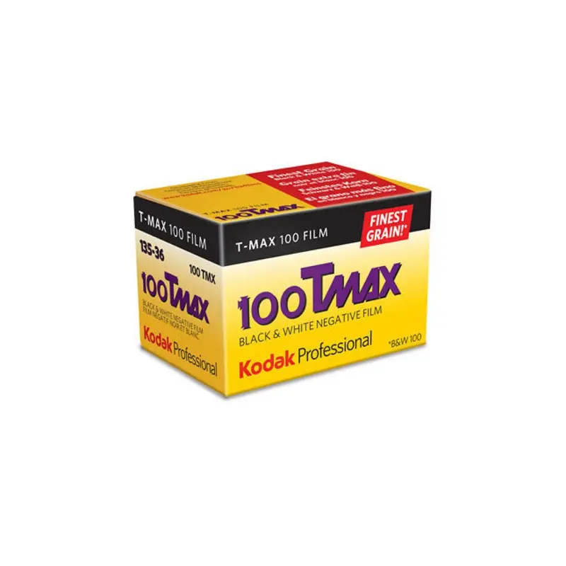 Kodak TMAX 100 135-36 B&W Film (One Roll)