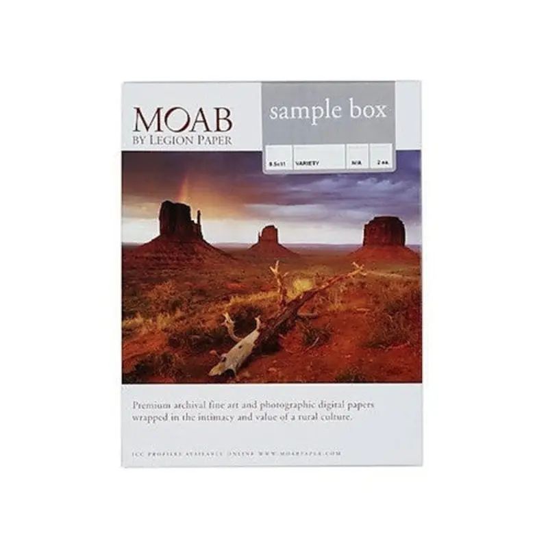 Moab Sample Box 8.5x11 - 2 sheets each