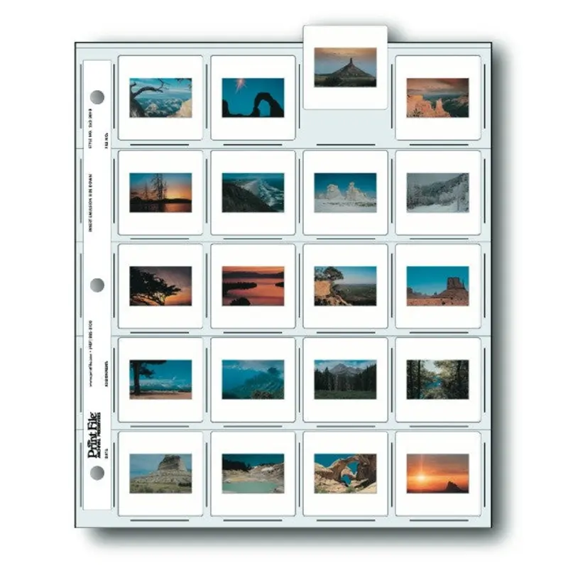 Print File 2x2 20HB Slide Preservers (25 Pack)