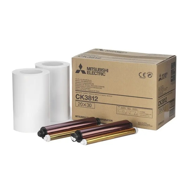 Mitsubishi Printer 8x12" Roll Paper 2x110 Prints (3800)