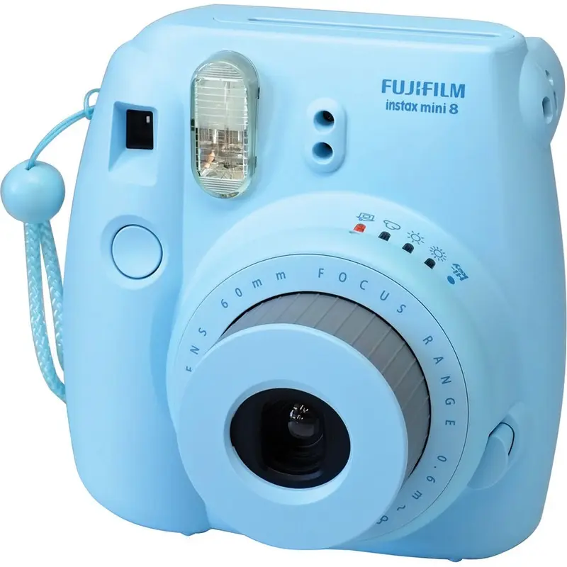 Fujifilm INSTAX Mini 8 Instant Film Camera (Blue)
