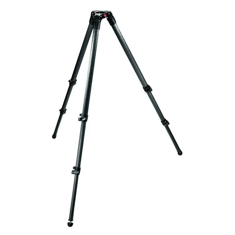 Manfrotto Video 535 Carbon Fiber Tripod 3 Section Single Tube with 75mm Bowl