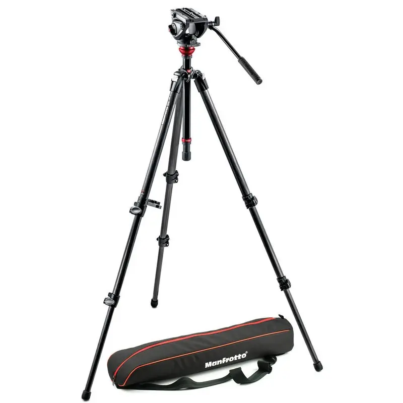 Manfrotto Video MVH500AH Pro Fluid Head with 755CX3 Tripod and Bag