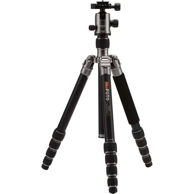 MeFOTO GlobeTrotter Aluminum Travel Tripod Kit (Titanium)