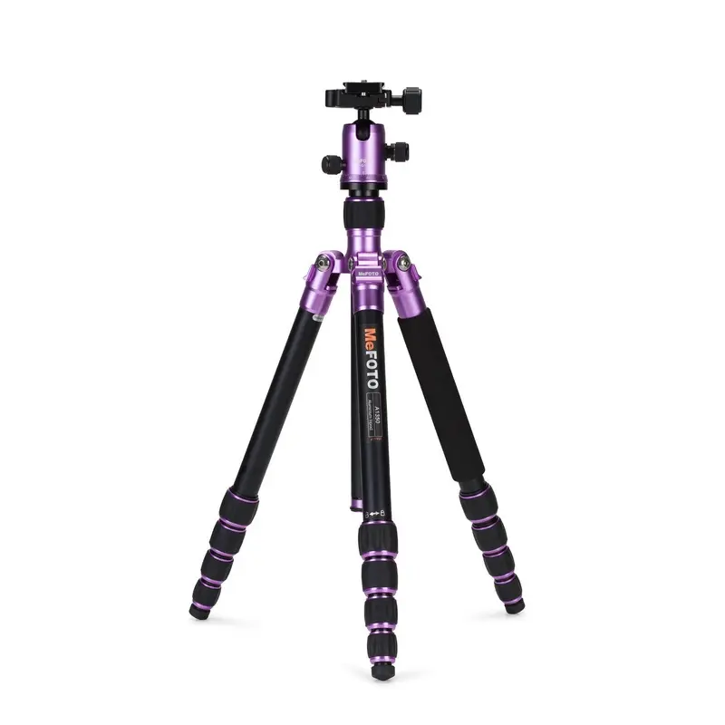 MeFOTO RoadTrip Travel Tripod Kit (Purple)