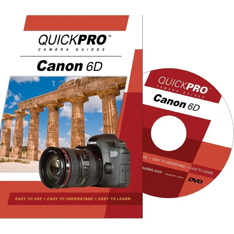 QuickPro Camera Guides Canon 6D DVD