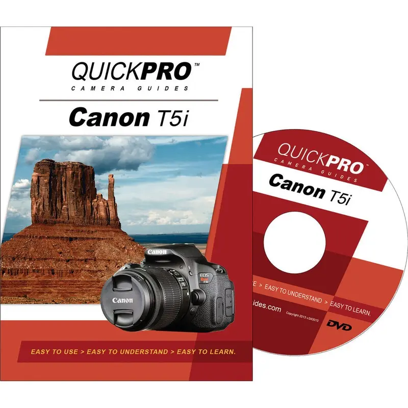 QuickPro Camera Guides Canon Rebel T5i DVD
