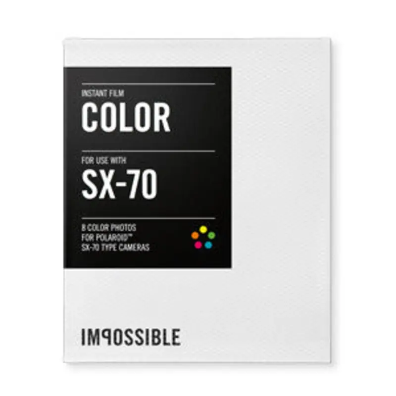 Impossible Color Film for Polaroid SX-70 Cameras