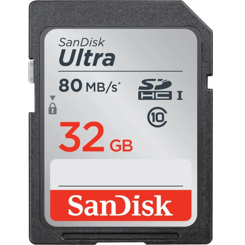 SanDisk Ultra 32GB SDHC Class 10 80 MB/s