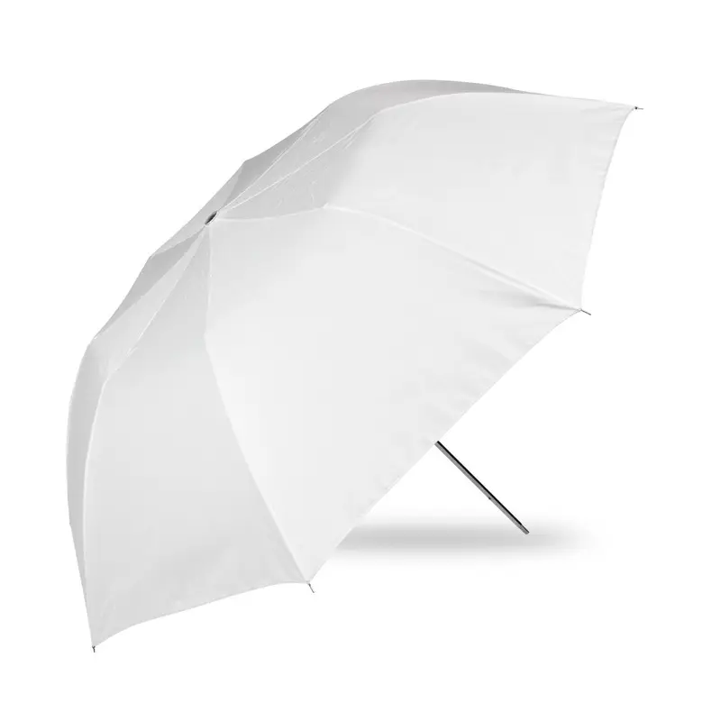 Westcott 43" Optical White Satin Collapsible Umbrella