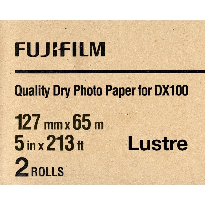 Fuji DX100 Paper Lustre 5"x213' (2-Pack)
