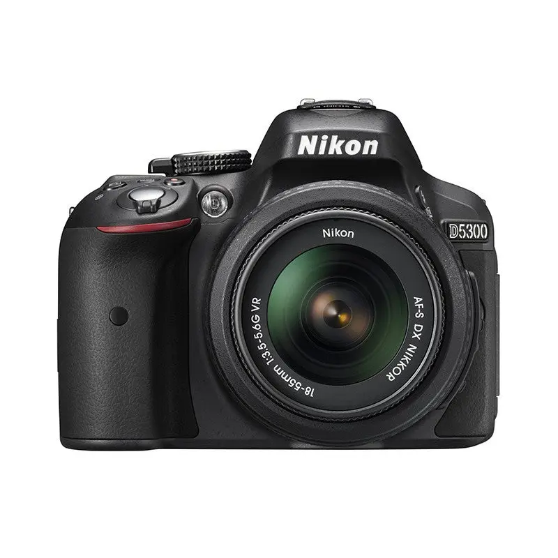 Nikon D5300 DX Digital SLR Camera w/ 18-55mm DX VR II Lens Black