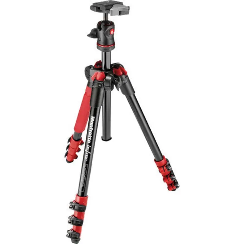 Manfrotto MKBFRA4R-BH Befree Compact Travel Tripod Red