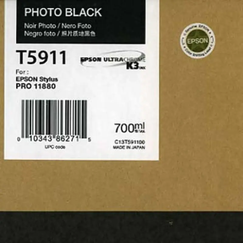 Epson T591100 11880 Ink Photo Black 700ml