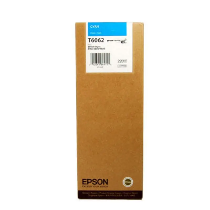 Epson T606200 4880/4800 Ultrachrome HDR Ink Cyan 220ml
