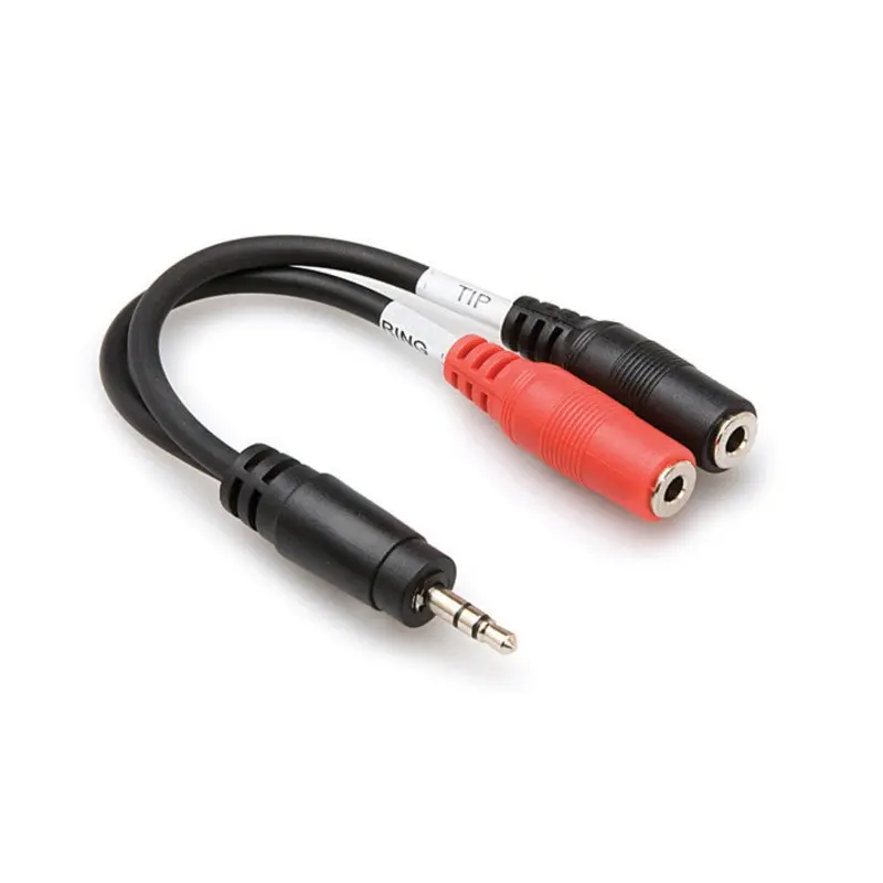 Hosa Stereo Breakout 3.5mm TRS to Dual 3.5mm