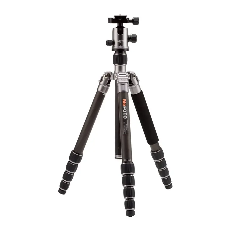 MeFOTO GlobeTrotter Carbon Fiber Travel Tripod Kit (Titanium)