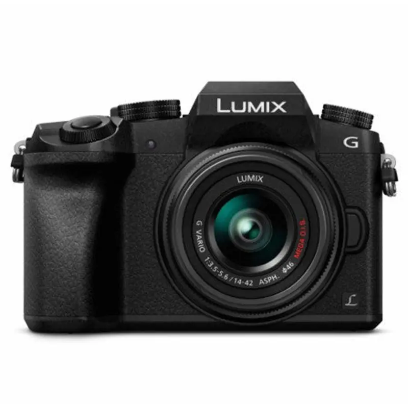 Panasonic Lumix DMC-G7 Mirrorless Digital Camera with 14-42mm Lens (Black)