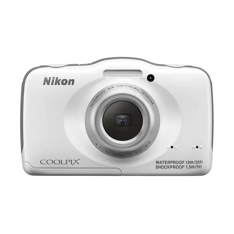 Nikon Coolpix S33 Digital Camera White