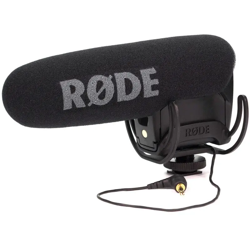 RODE VideoMic Pro with Rycote Lyre Suspension Mount Directional On-Camera Microphone