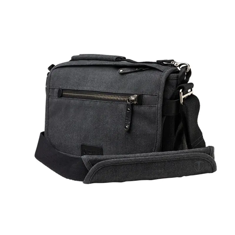 Tenba Cooper 8 Gray Canvas/Black Leather Luxury Bag