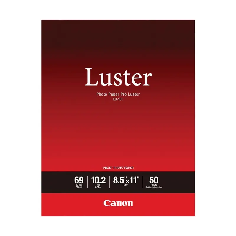 Canon LU-101 Photo Paper Pro Luster 8.5x11 (50)