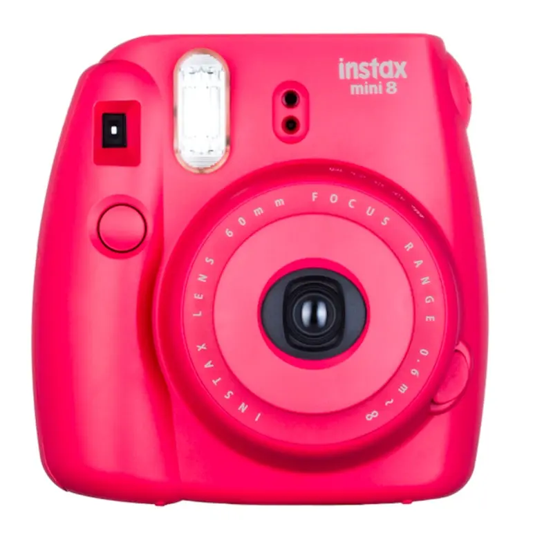 Fujifilm INSTAX Mini 8 Instant Film Camera (Raspberry)