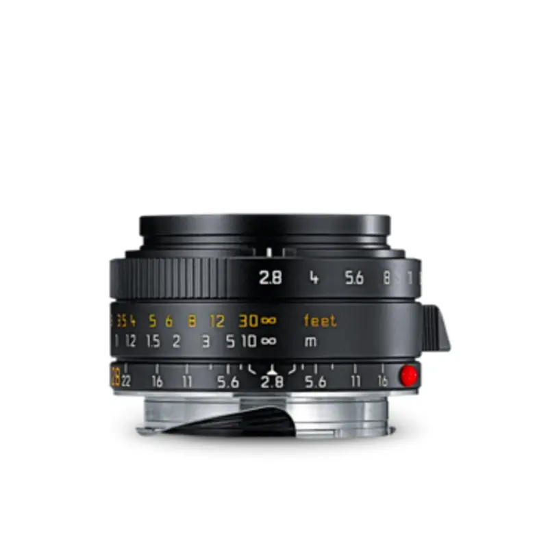 Leica 28mm f/2.8 Elmarit-M Lens (Black)