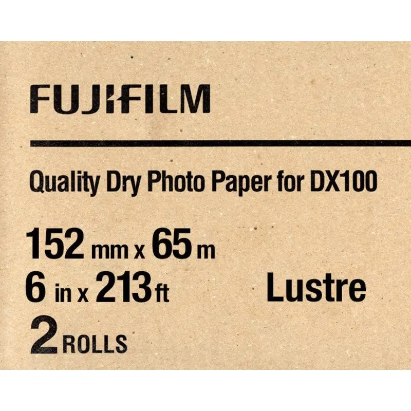 Fuji DX100 Paper Lustre 6x213' (2-Pack)