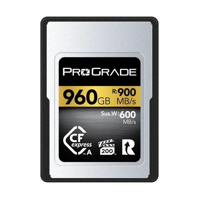 ProGrade Digital 960GB CFexpress 2.0 Type A Gold Memory Card (VPG 200)