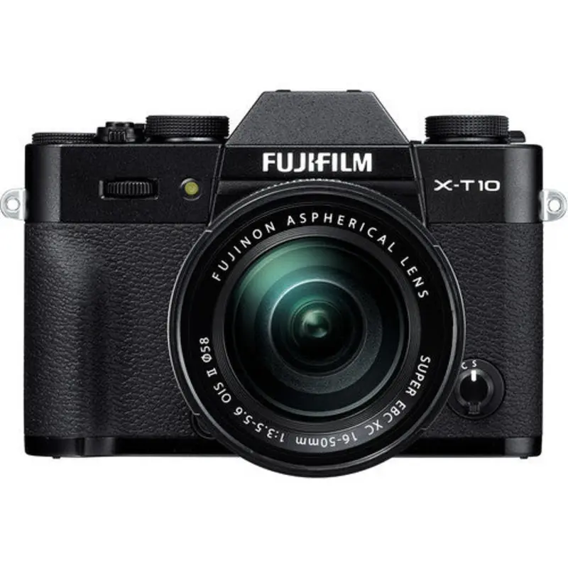 Fujifilm X-T10 Mirrorless Digital Camera with 16-50mm Lens (Black)