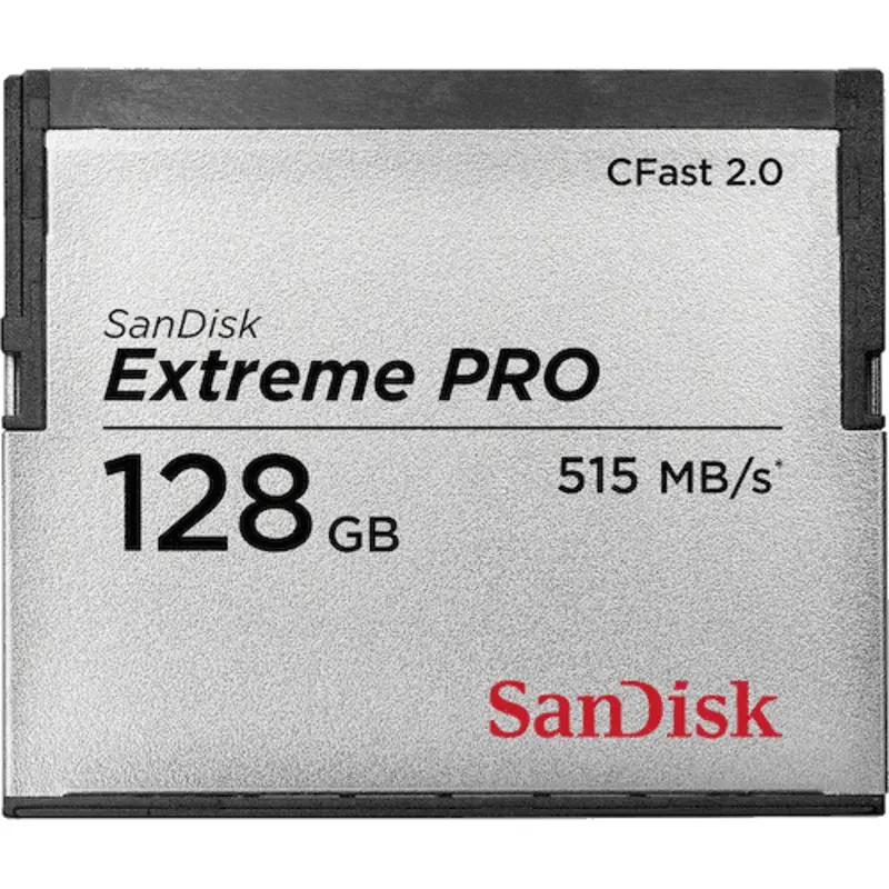 SanDisk Extreme Pro 128GB CFast 2.0 VPG 130 Memory Card