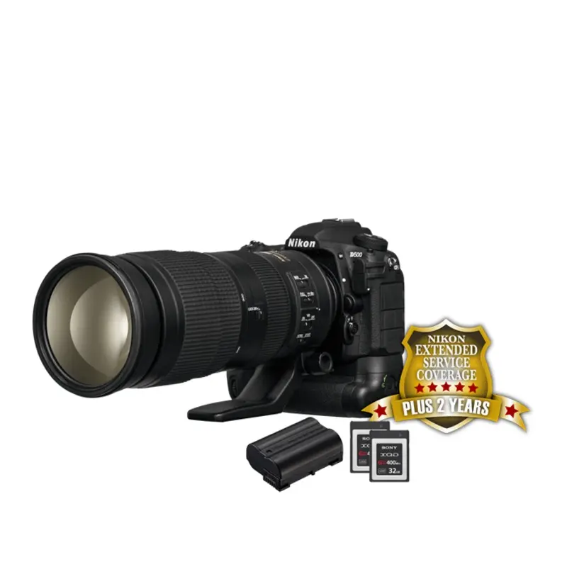 Nikon D500 DSLR Camera Sports and Wildlife Kit