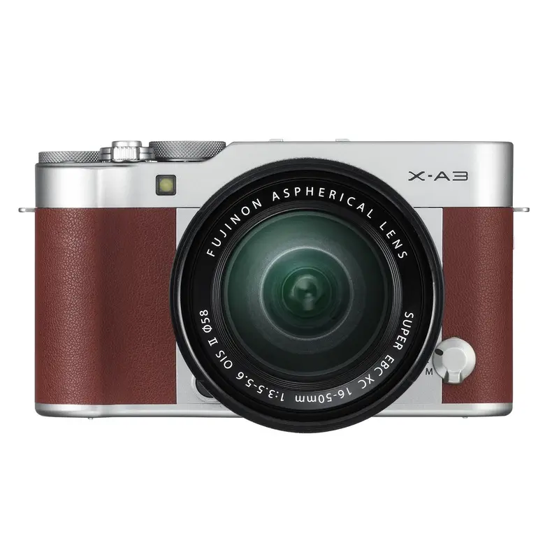 Fujifilm X-A3 Brown Digital Camera with XC 16-50mm f3.5-5.6 Lens