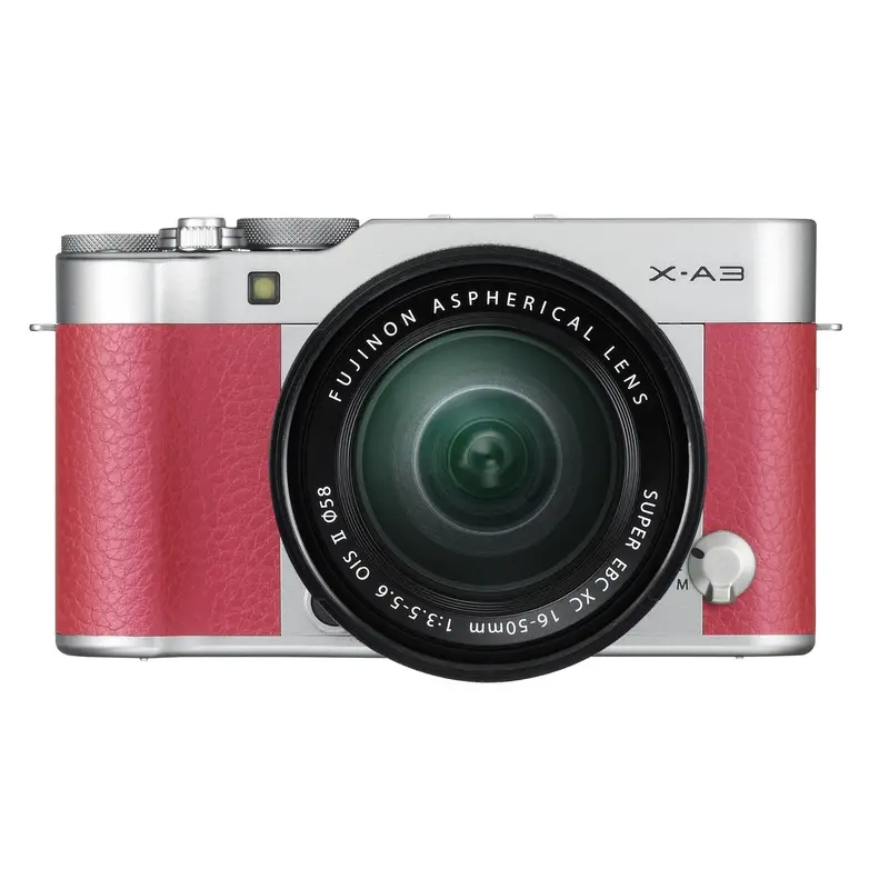 Fujifilm X-A3 Pink Digital Camera with XC 16-50mm f3.5-5.6 Lens