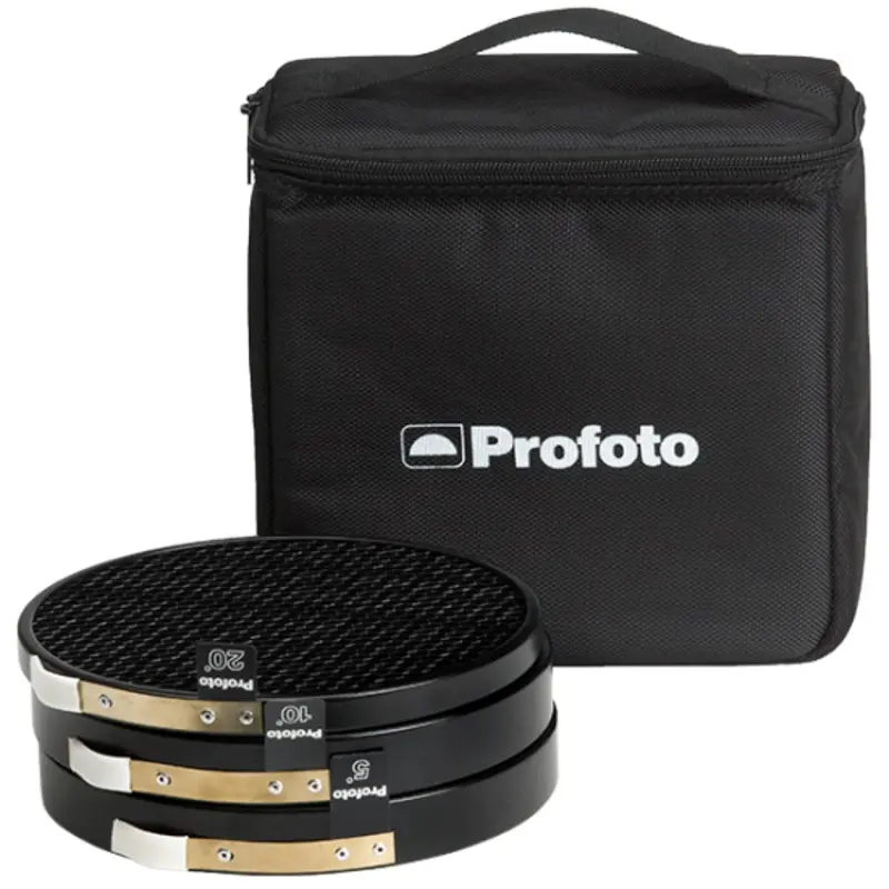 Profoto Grid Kit w/Bag (5, 10, 20 Degree)