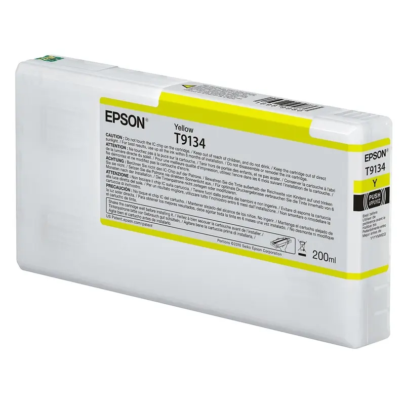 Epson T913400 P5000 Ultrachrome HD Ink 200ml Yellow