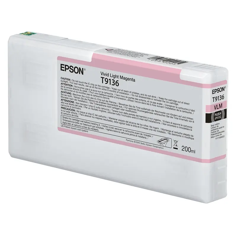 Epson T913600 P5000 Ultrachrome HD Ink 200ml Vivid Light Magenta