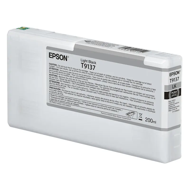 Epson T913700 P5000 Ultrachrome HD Ink 200ml Light Black