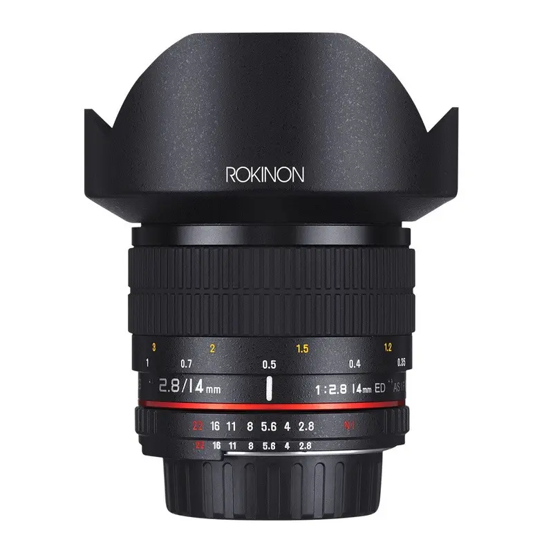 Rokinon 14mm Ultra Wide Angle f2/8 IF ED UMC Lens for Canon