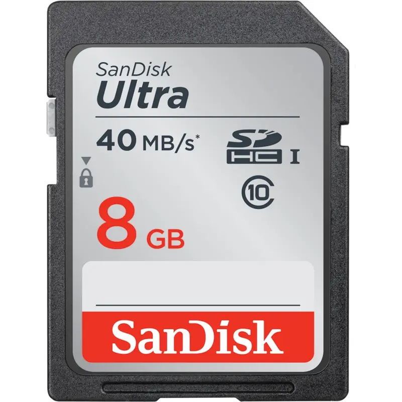 SanDisk Ultra 8GB SDHC Class 10 40 MB/s