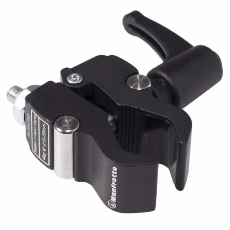 Manfrotto 386B Nano Clamp with 3/8-20 to 1/4-20 Screw Adapter