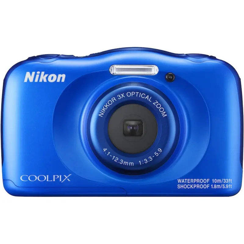 Nikon Coolpix W100 Digital Camera (Blue)