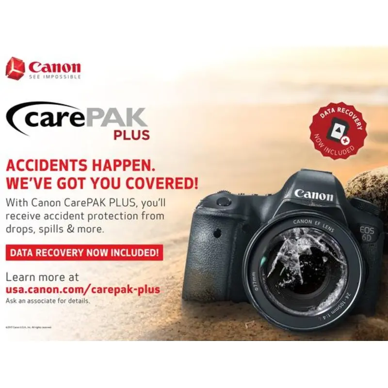 Canon CarePAK Plus 2 Year for DSLR $2,000 - $2499.99