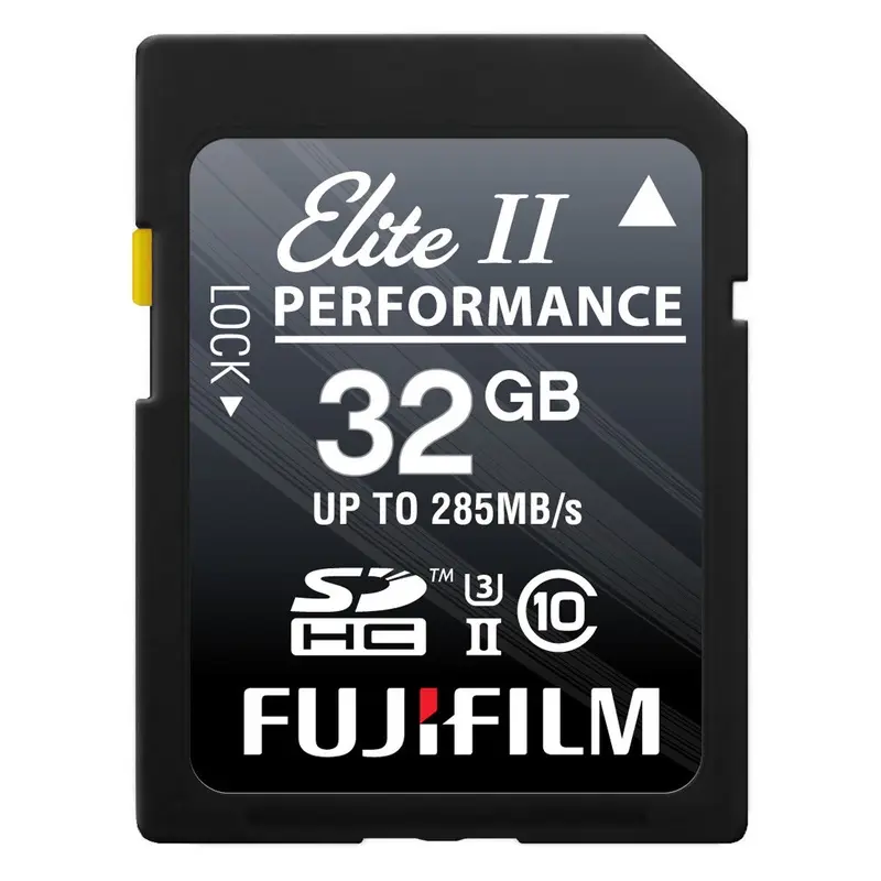 Fujifilm 32GB Elite II Performance UHS-II SDXC Memory Card