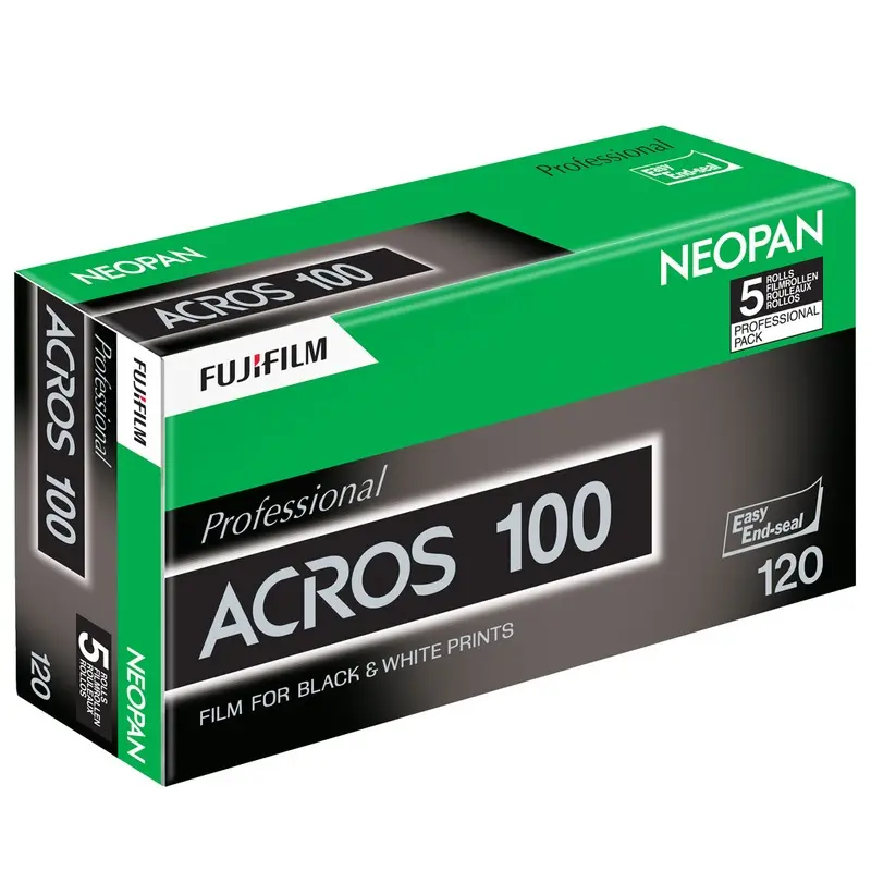 Fujifilm Neopan 100 120 Acros Black and White Negative Film (One Roll)