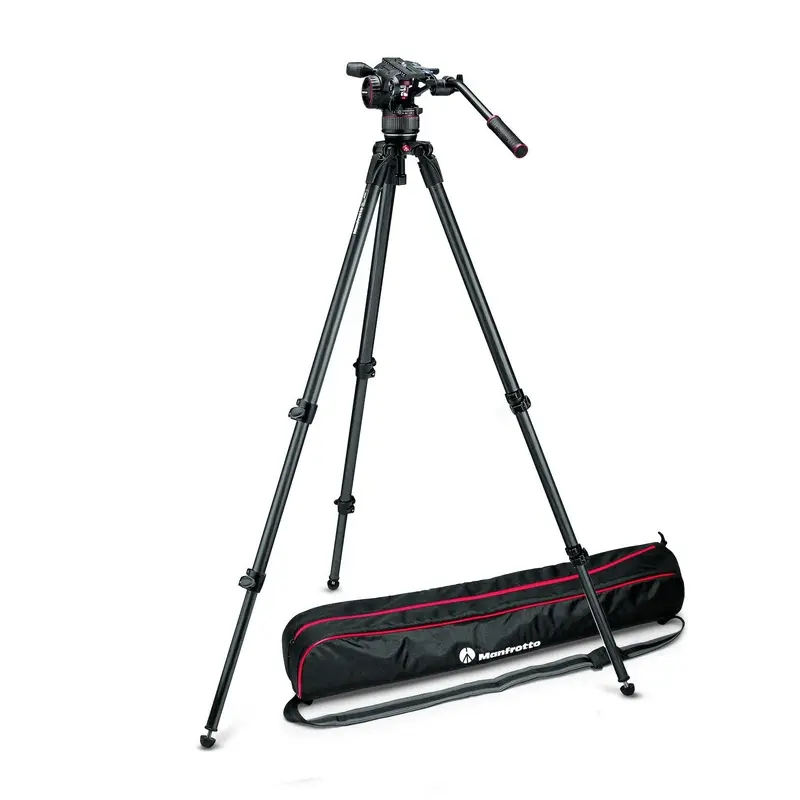 Manfrotto MVKN8CUS Video Kit with Nitrotech N8 Head & 535 CF Single Leg Tripod