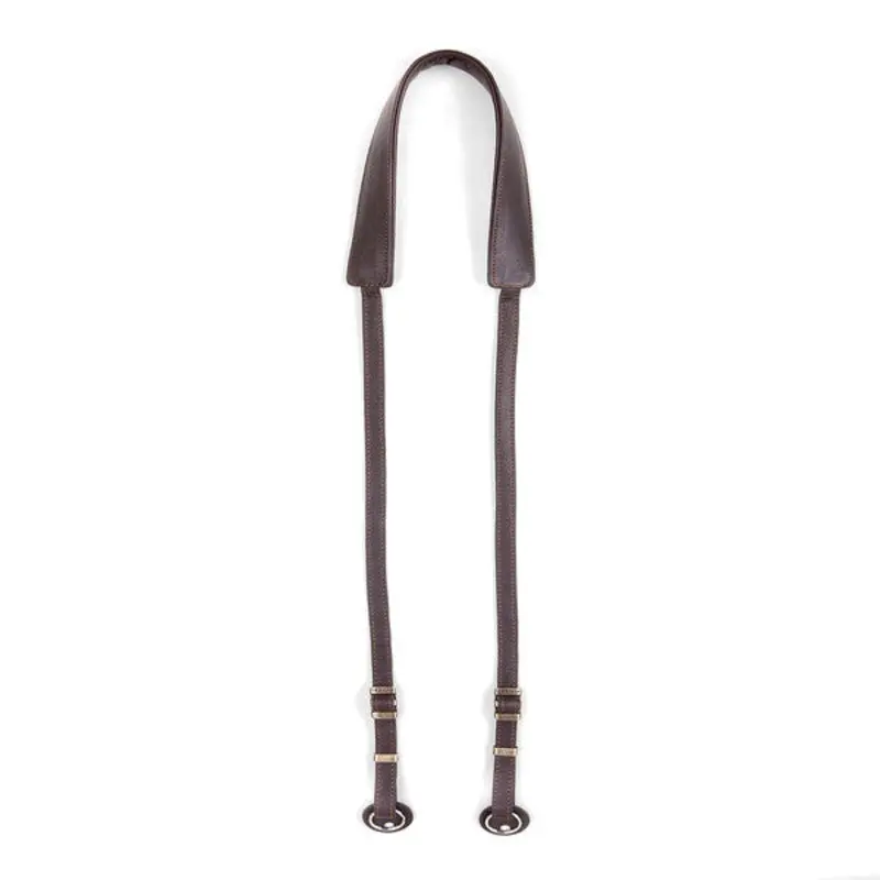 Cecilia 2.5cm Adjustable Leather Camera Strap (Brown)